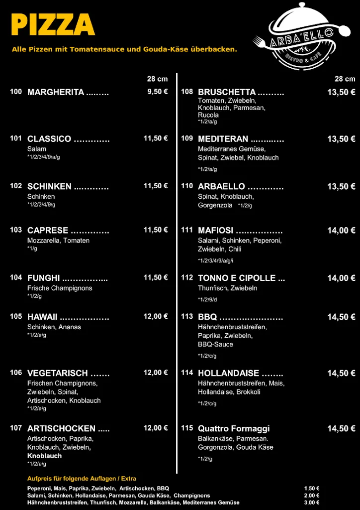 Menu_Arba'ello - Bistro & Cafe_Sittensen_image_1