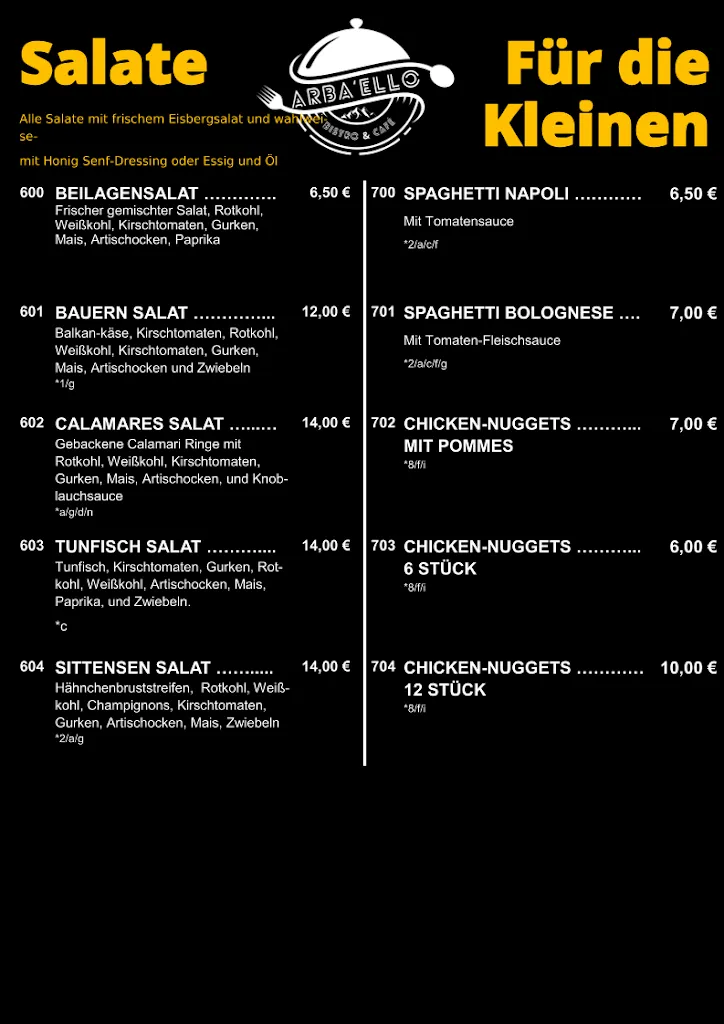 Menu_Arba'ello - Bistro & Cafe_Sittensen_image_4