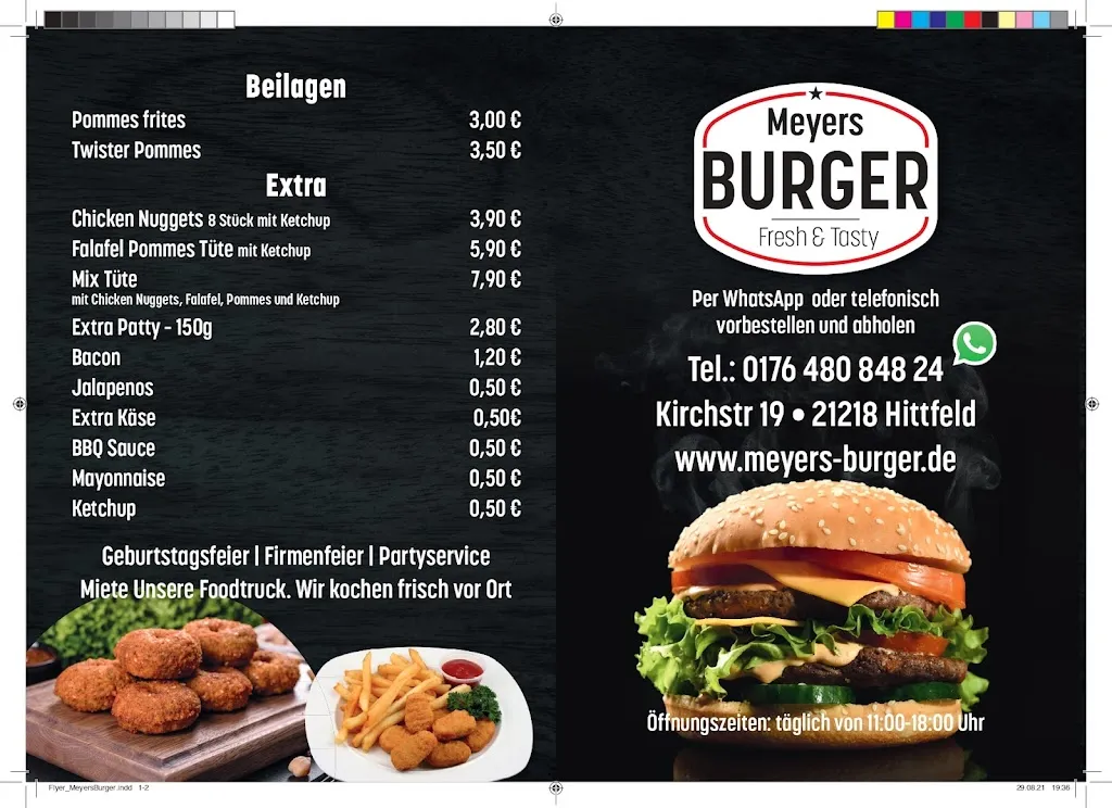 Menu_Meyers Burger Hittfeld_Seevetal_immagine_2