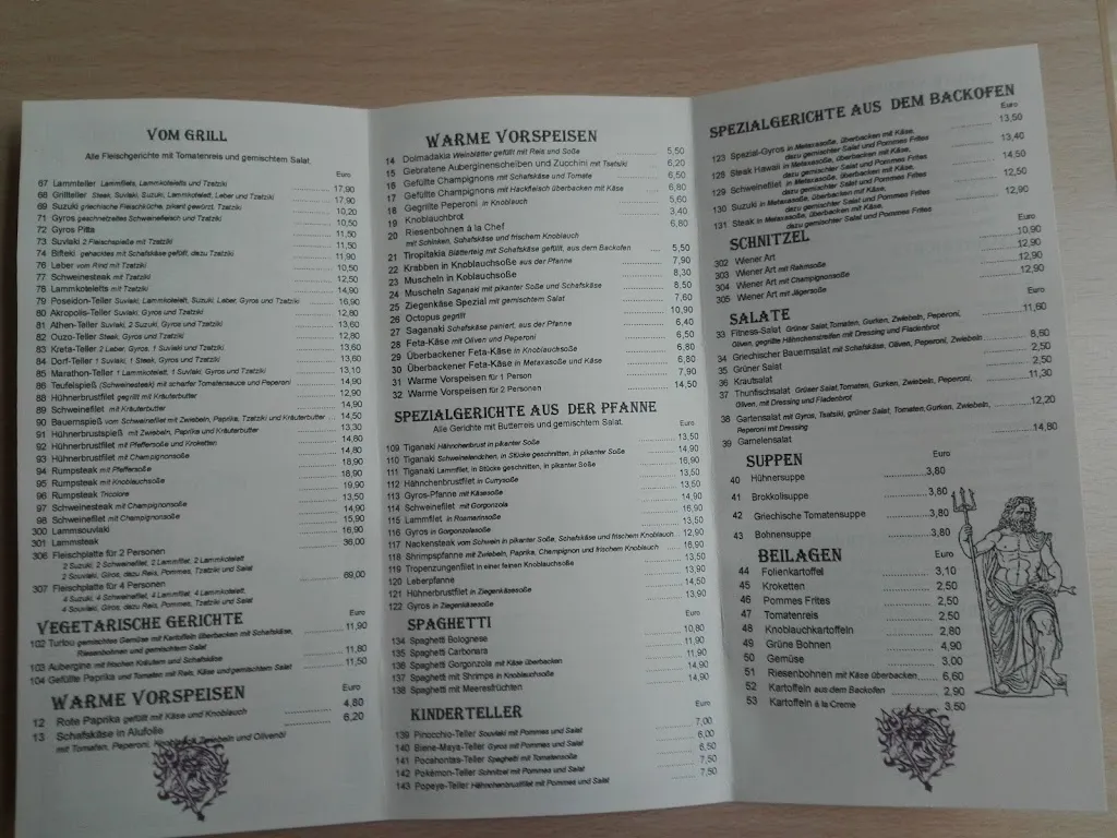 Menu_Restaurant und Veranstaltungszentrum Poseidon im Helbach Haus_Seevetal_immagine_2