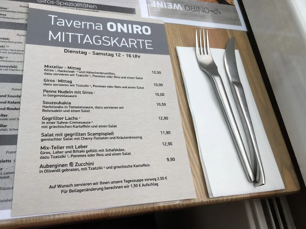 Menu_Taverna Oniro Hittfeld_Seevetal_immagine_1