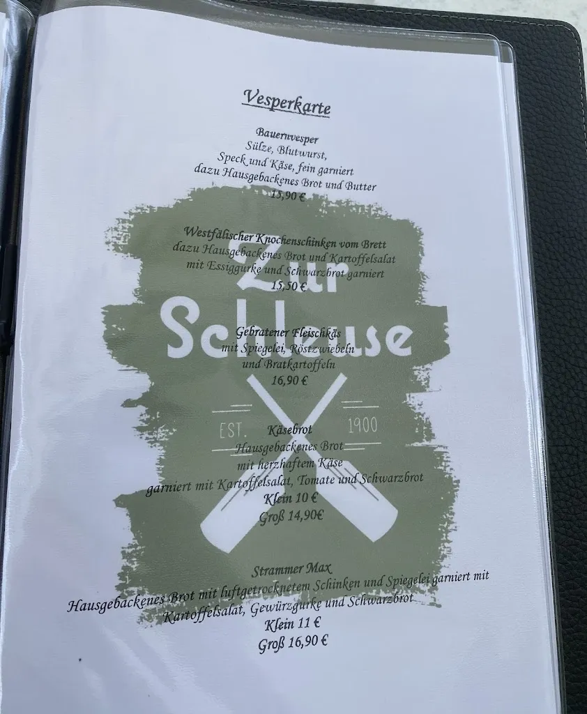Menu_Cafe Restaurant zur Schleuse_Spelle_immagine_1