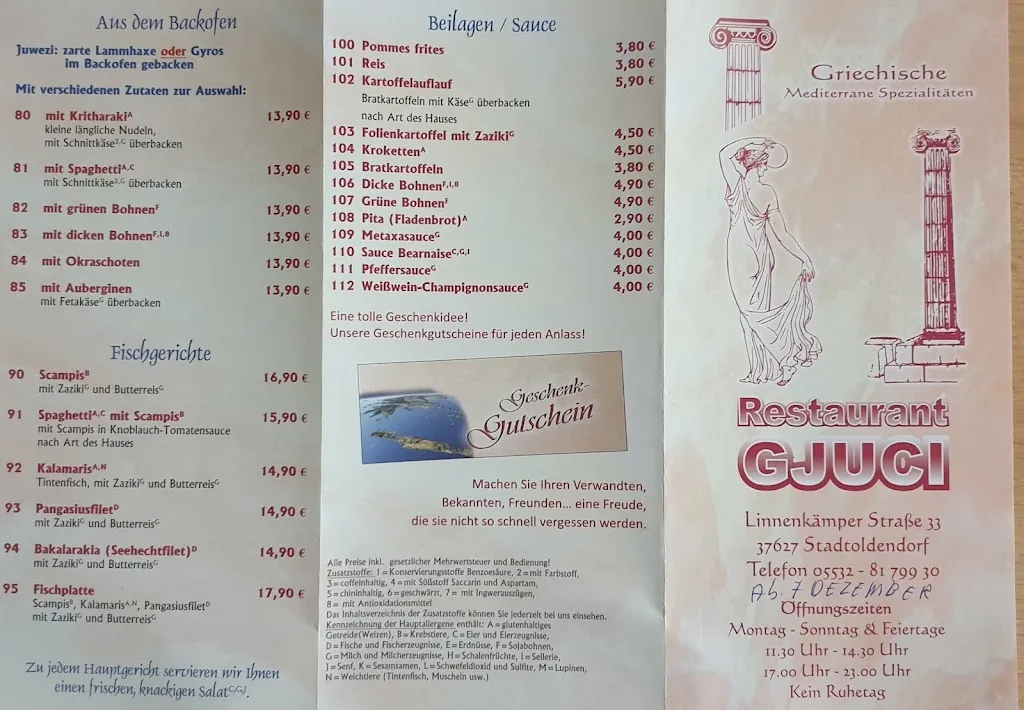 Menu_Restaurant Gjuci_Stadtoldendorf_immagine_1