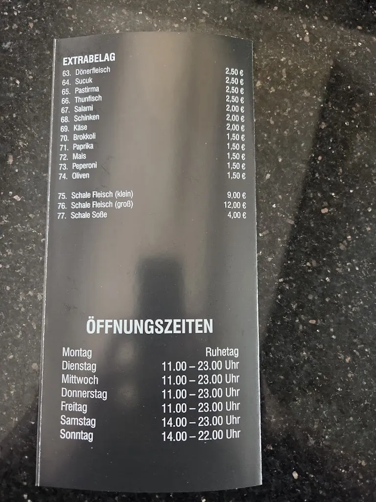 Menu_Onkel Evi's Döner & Pizzahaus_Stadtoldendorf_image_1