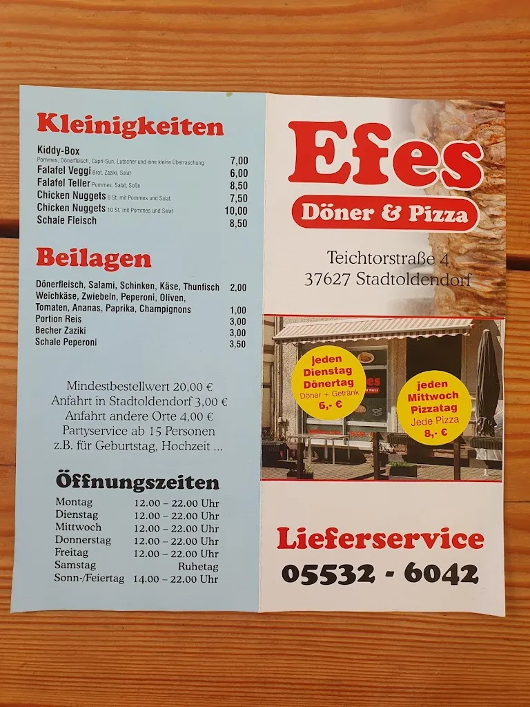 Menu_Efes - Türkischer Imbiss Döner & Pizza_Stadtoldendorf_immagine_2