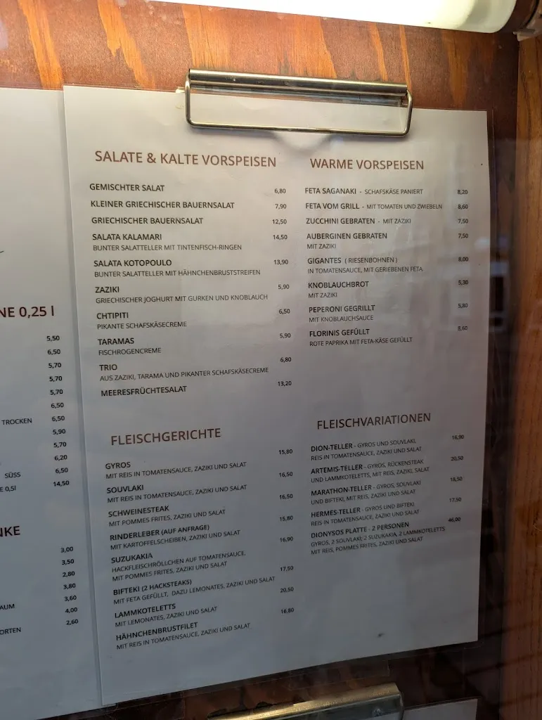 Menu_Taverna Dionysos_Aalen_image_1