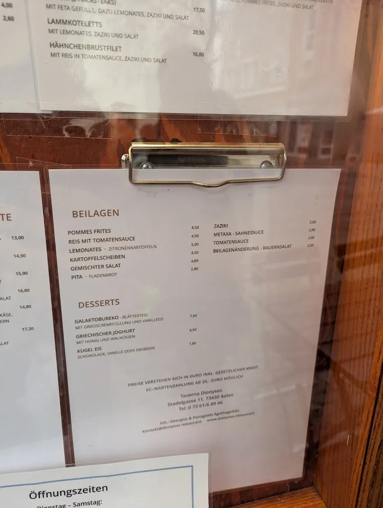 Menu_Taverna Dionysos_Aalen_image_4