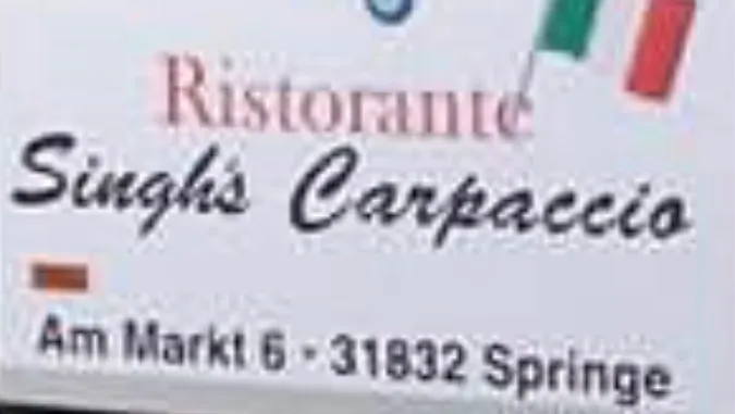 Ristorante Singh’s Carpaccio_Springe_slider_image_3