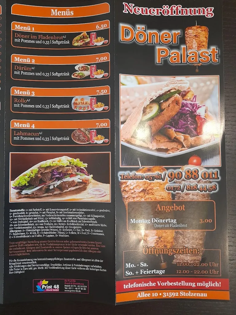 Menu_Döner Palast_Stolzenau_image_1