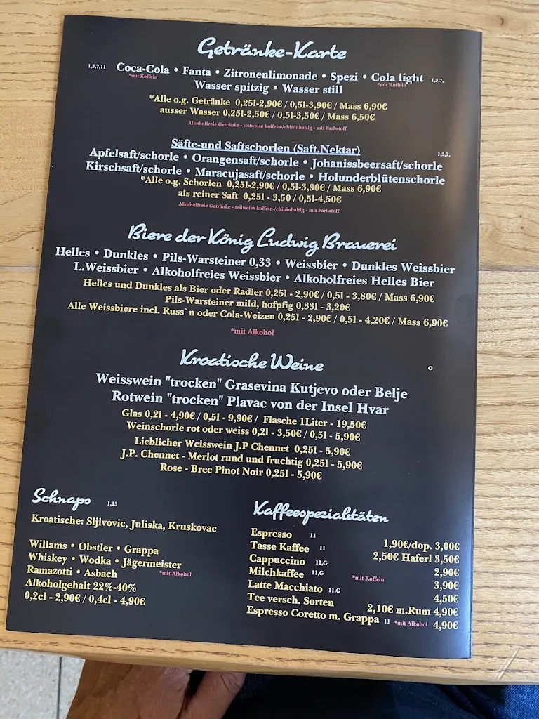 Menu_Wirtshaus B13 *Kroatische Küche * Steak's * Burger * Vegetarische Gerichte_Fahrenzhausen_image_2