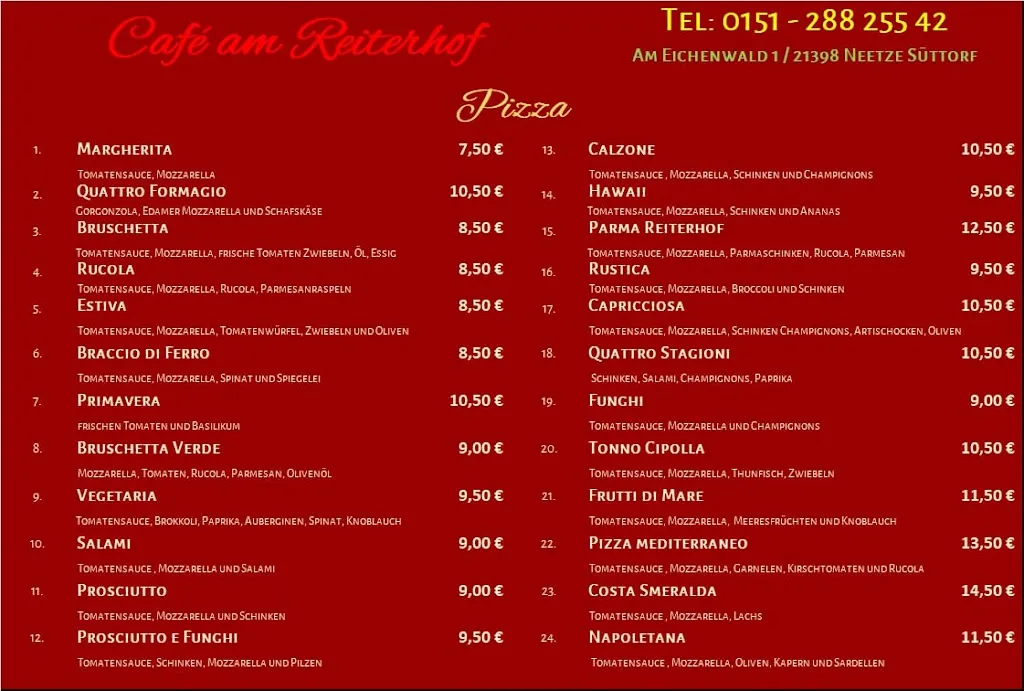 Menu_Café am Reiterhof - italienische Küche_Neetze_image_2