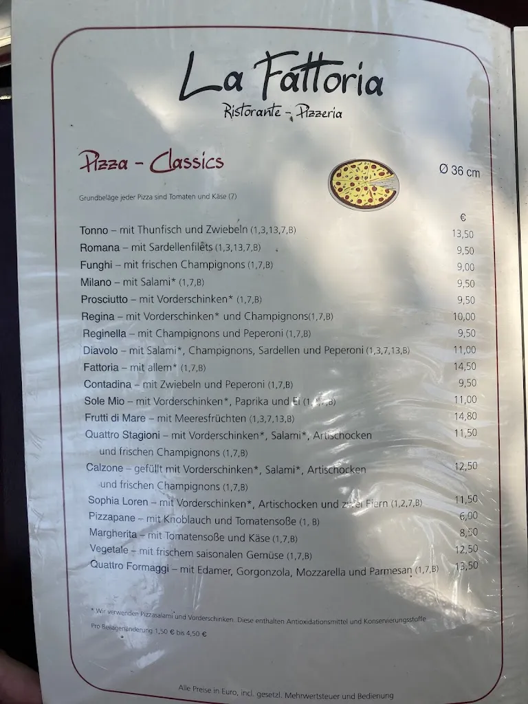Menu_La Fattoria_Freising_immagine_1