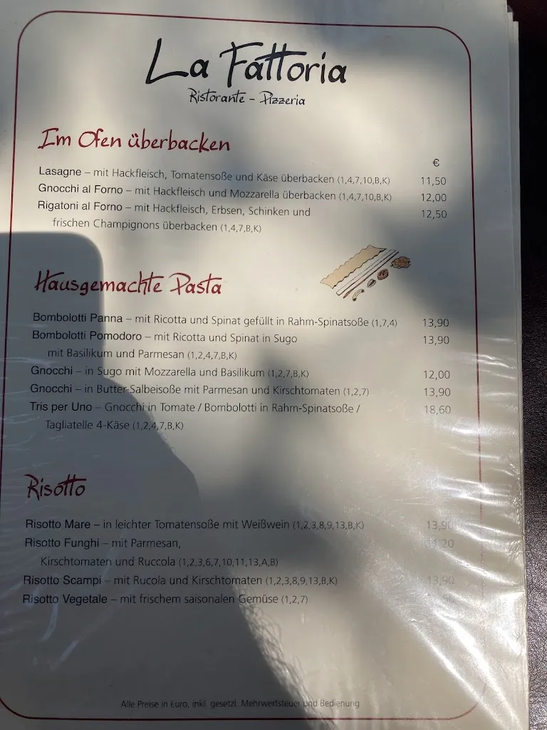 Menu_La Fattoria_Freising_immagine_2