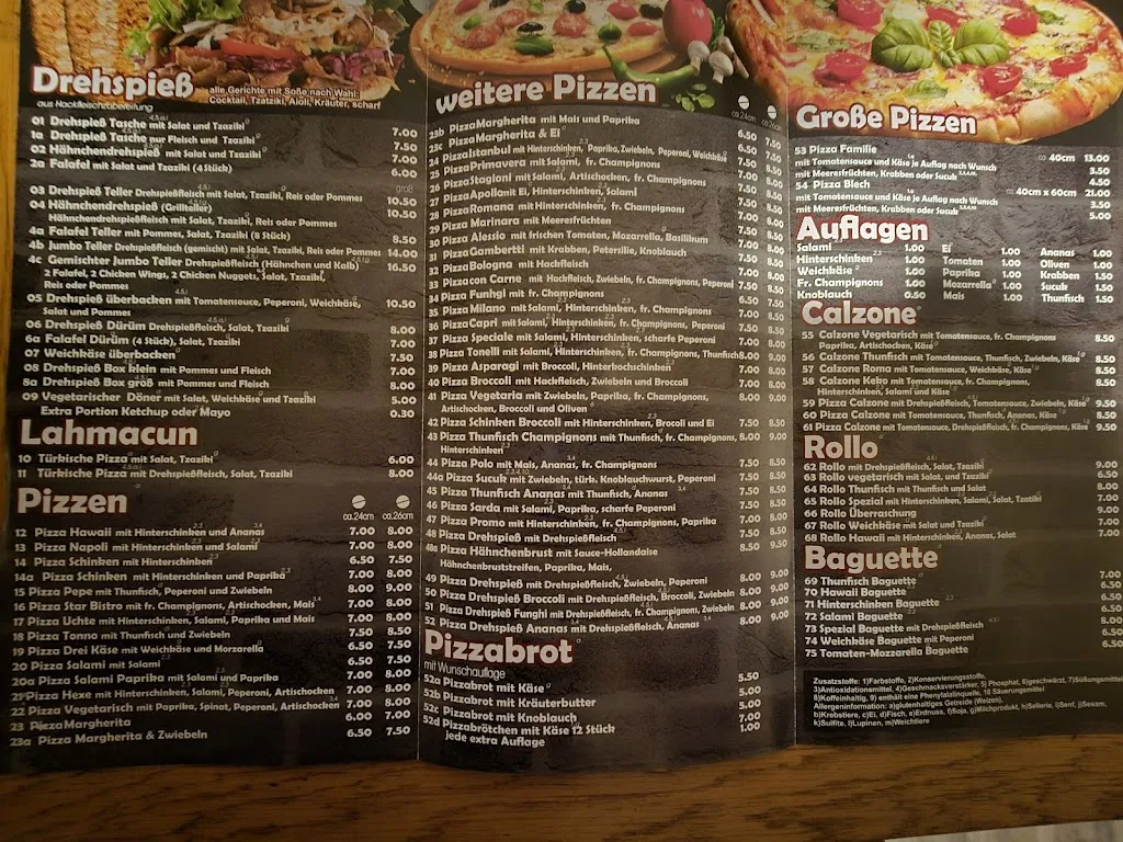 Menu_Star Bistro Billiard-Café_Uchte_image_2