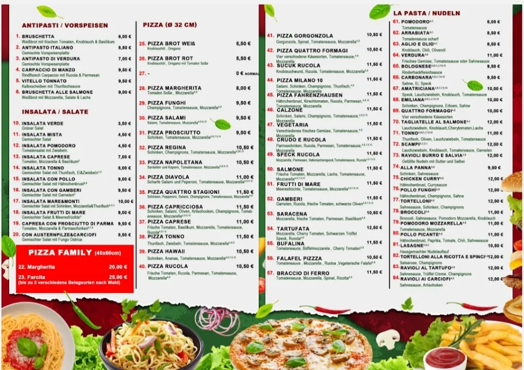 Menu_Milano 10 ein italienisches Restaurant_Fahrenzhausen_image_1