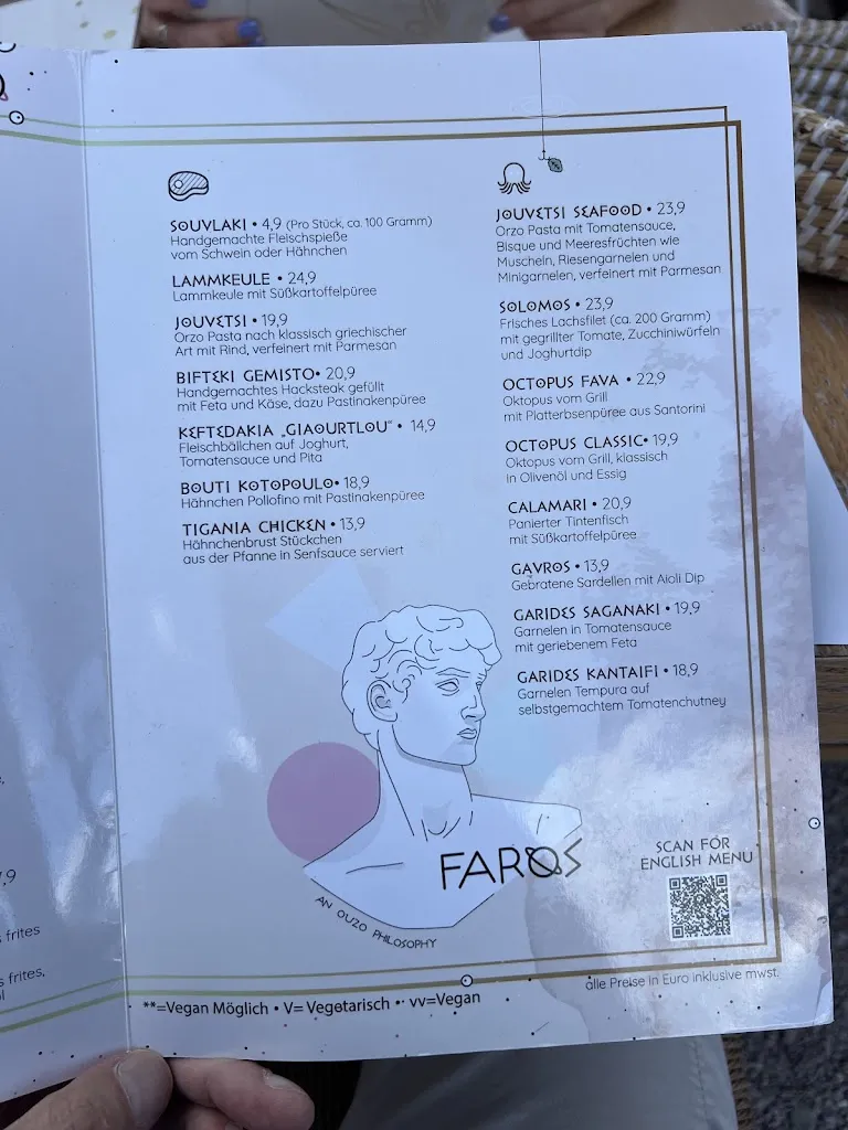 Menu_Faros - eine Ouzo Philosophie_Tübingen_immagine_2