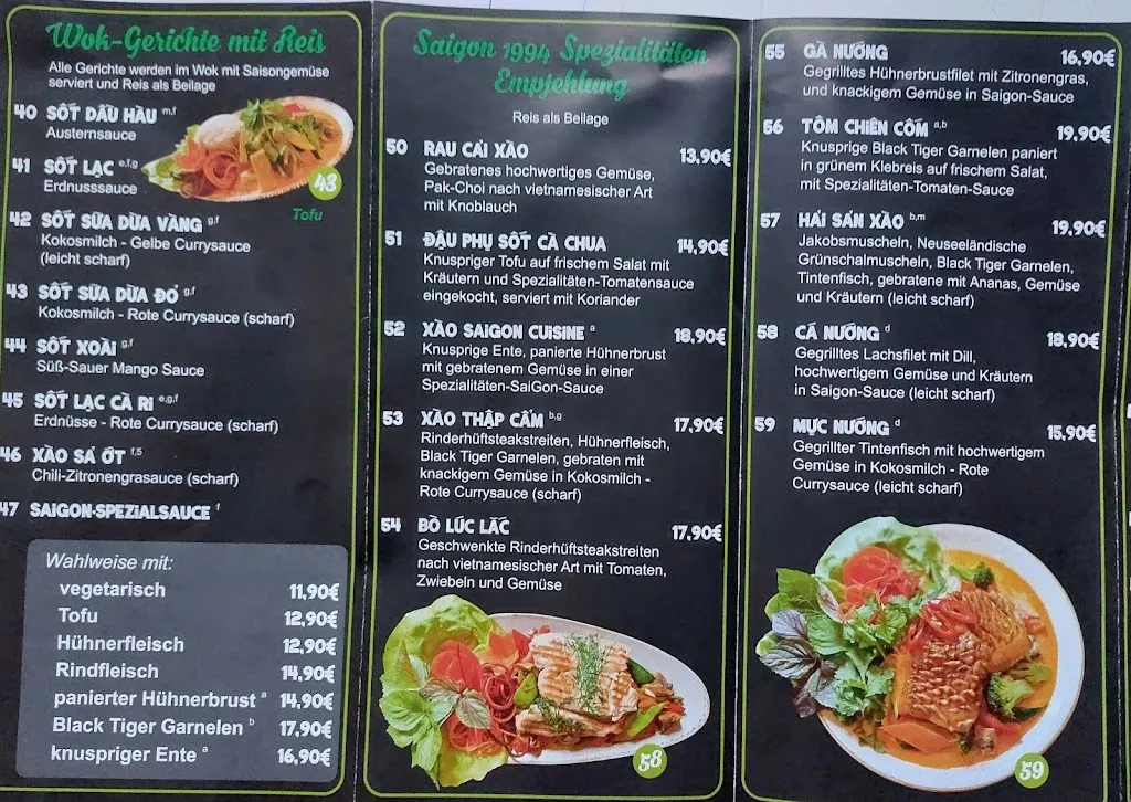 Menu_SaiGon 1994 Restaurant_Tübingen_image_4