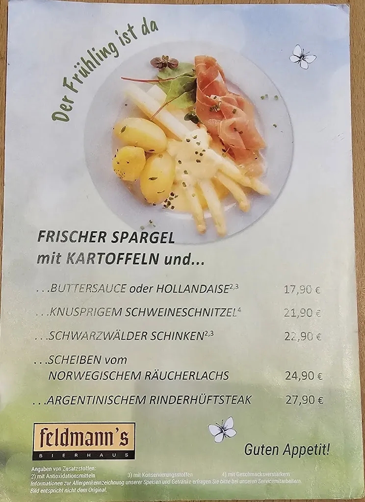 Menu_Feldmann's Bierhaus_Bremen_image_1