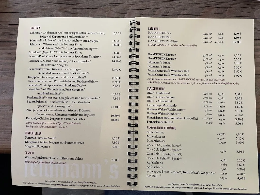 Menu_Feldmann's Bierhaus_Bremen_image_4