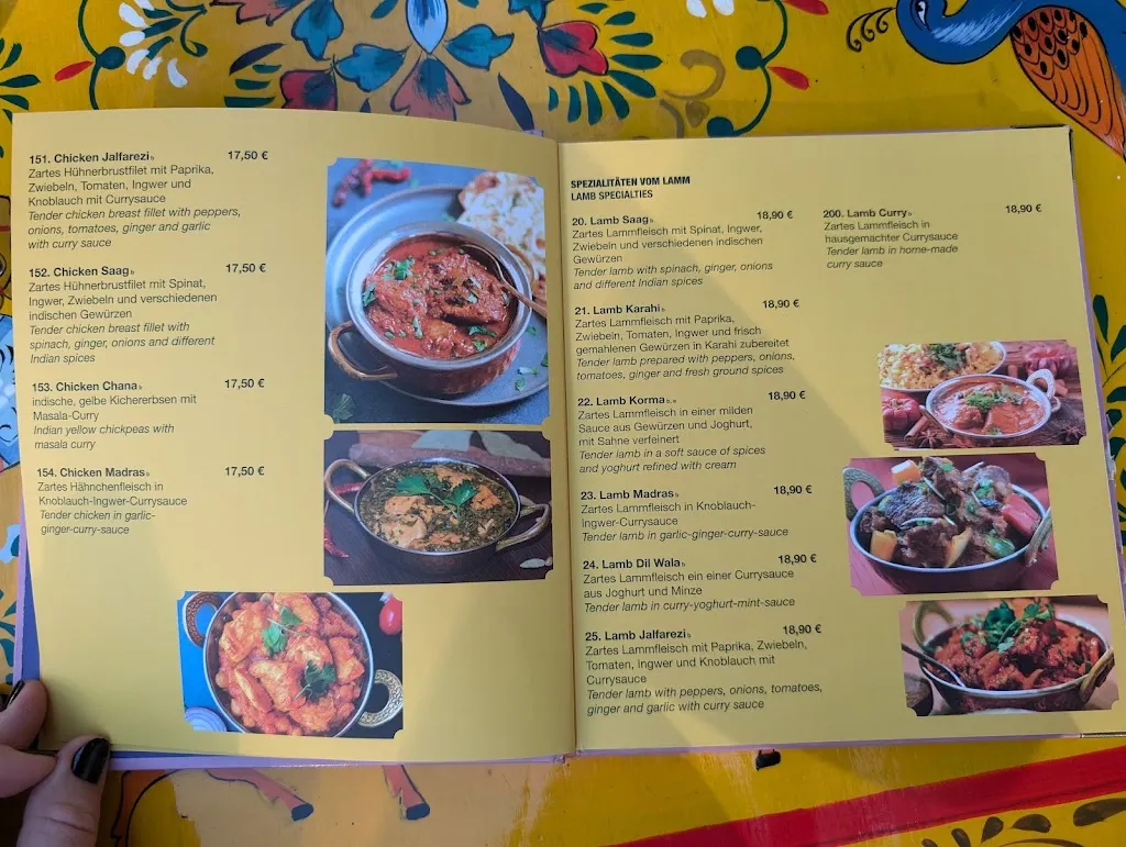 Menu_Restaurant Shalimar_Bremen_immagine_4
