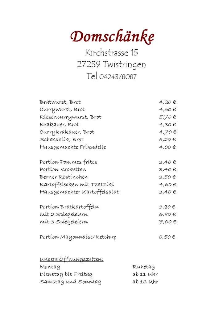 Menu_Domschänke Twistringen_Twistringen_image_4