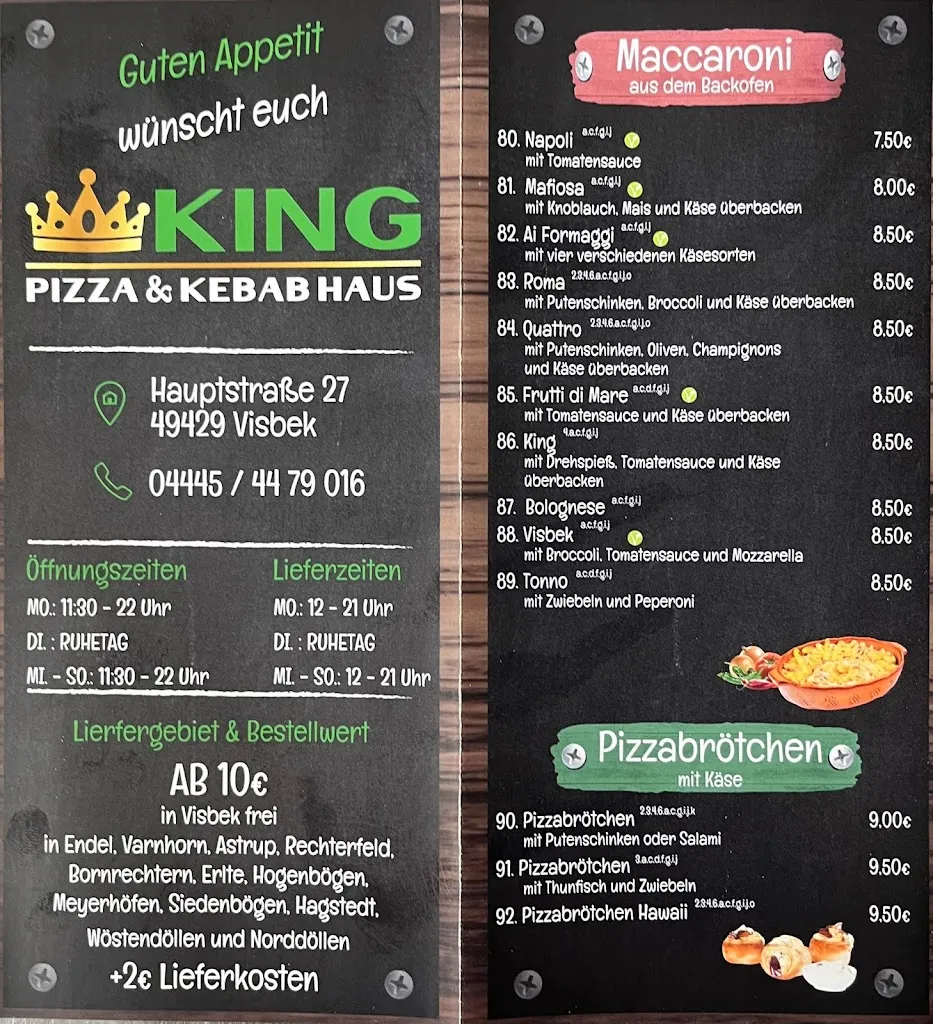 Menu_King Pizza & Kebabhaus_Visbek_image_2