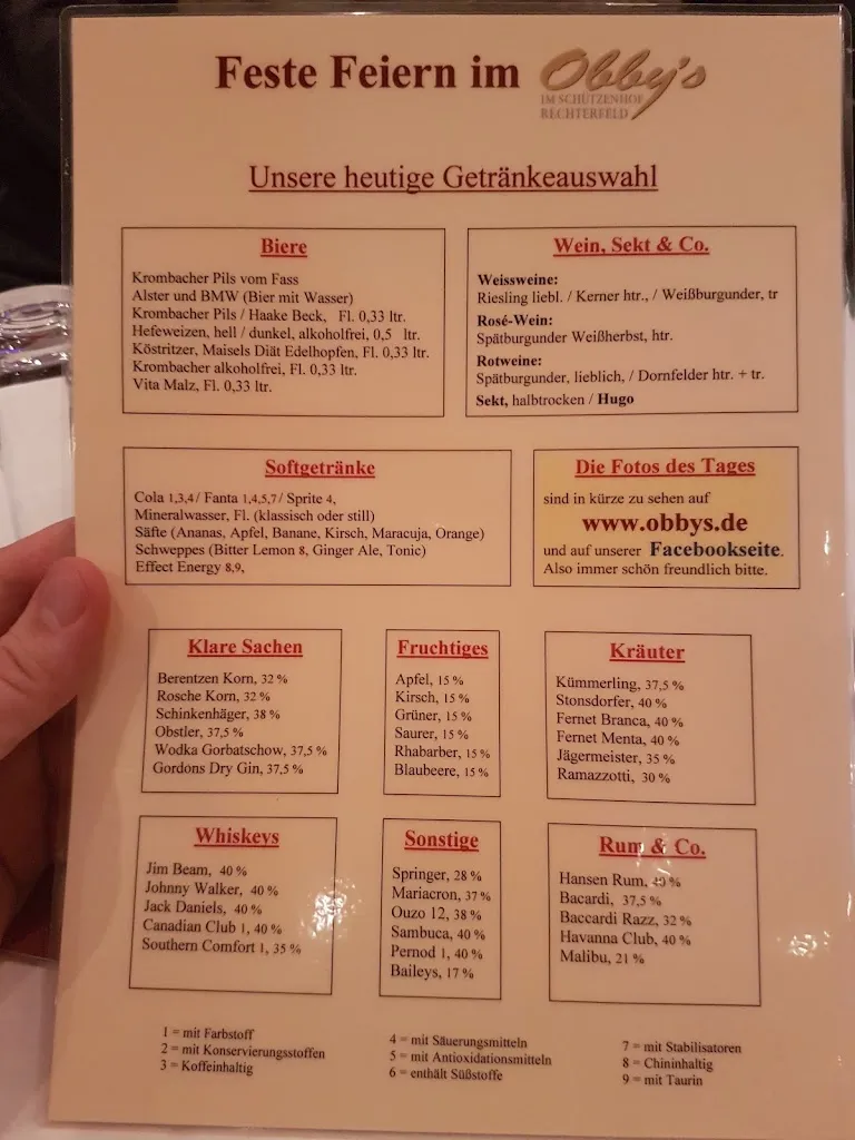 Menu_Schützenhof Rechterfeld_Visbek_immagine_1