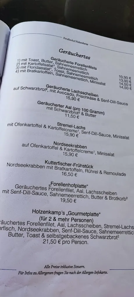 Menu_Forellenhof Holzenkamp_Visbek_immagine_4