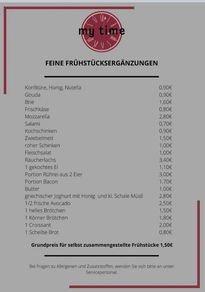Menu_my time breakfast & bistro GmbH_Visselhövede_image_1