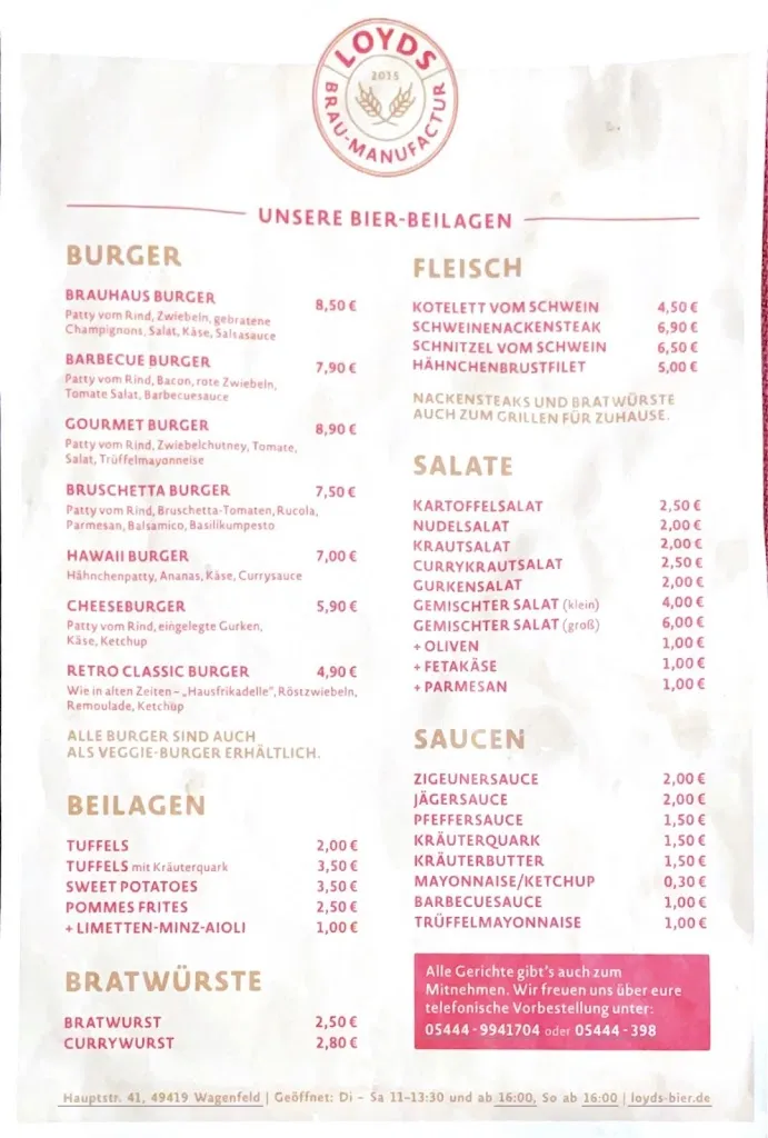 Menu_LOYDS Brau-Manufactur_Wagenfeld_image_4