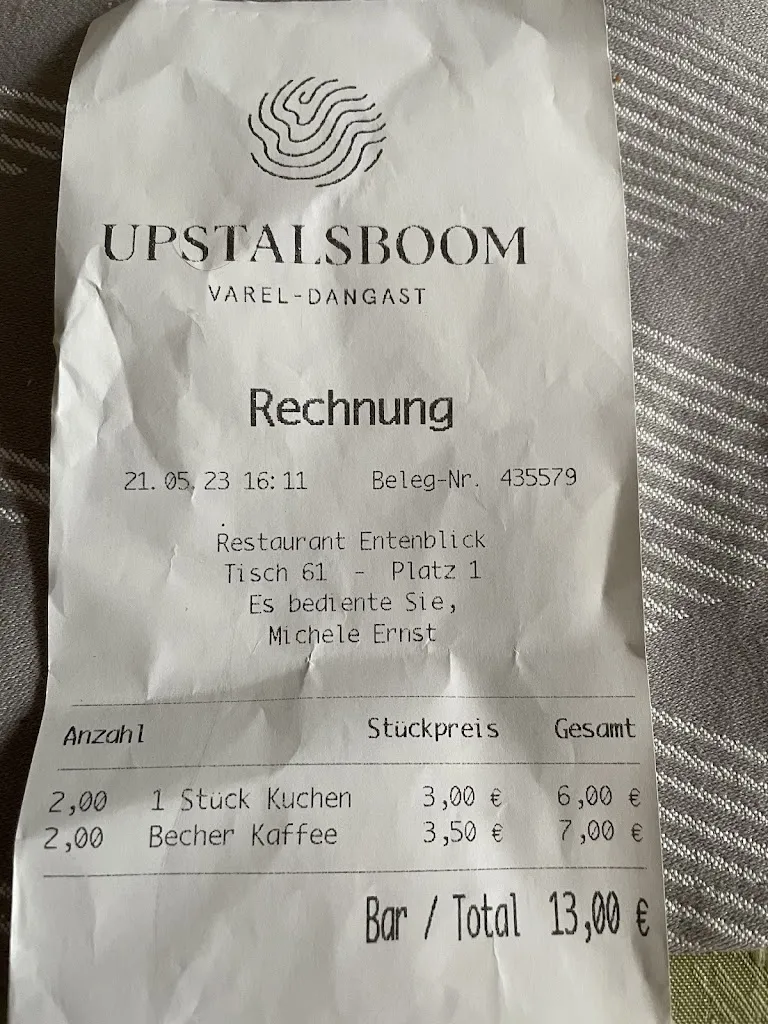 Wilfried Bruns_Restaurant Entenblick_Varel_review