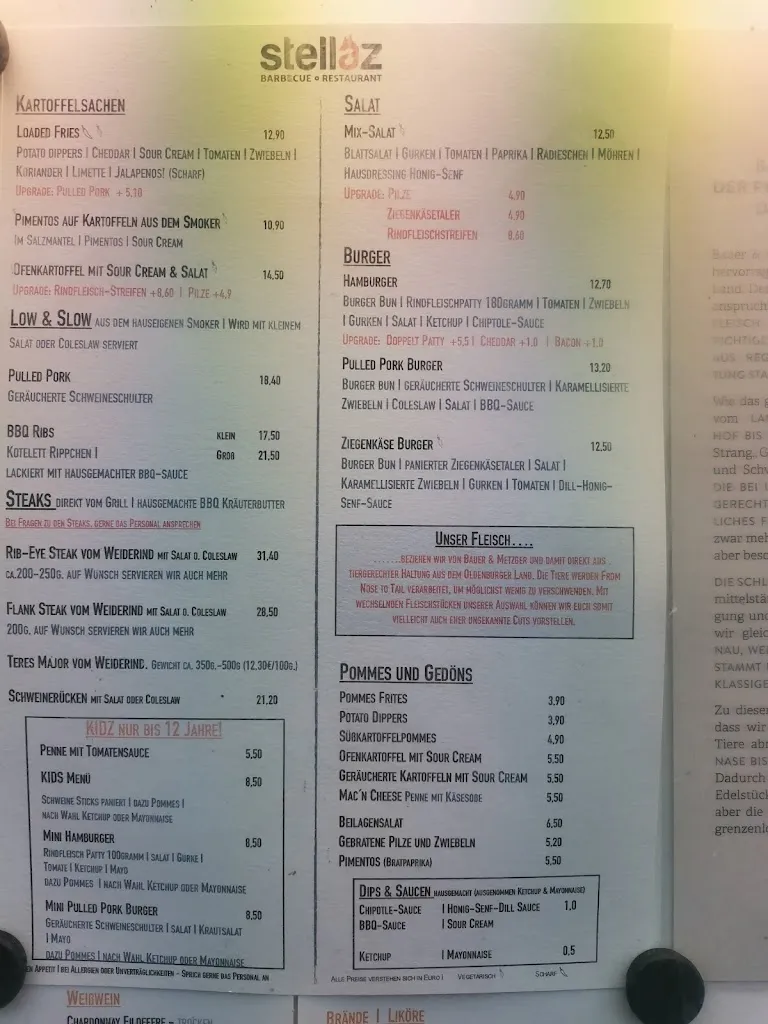 Menu_Stellaz BBQ Restaurant_Varel_immagine_1