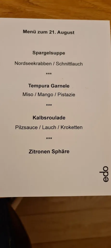 Menu_edo Restaurant & Foodbar_Varel_image_4