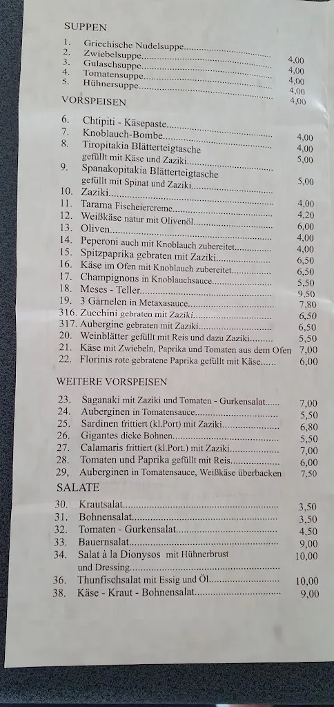 Menu_Restaurant Dionysos_Varel_image_2