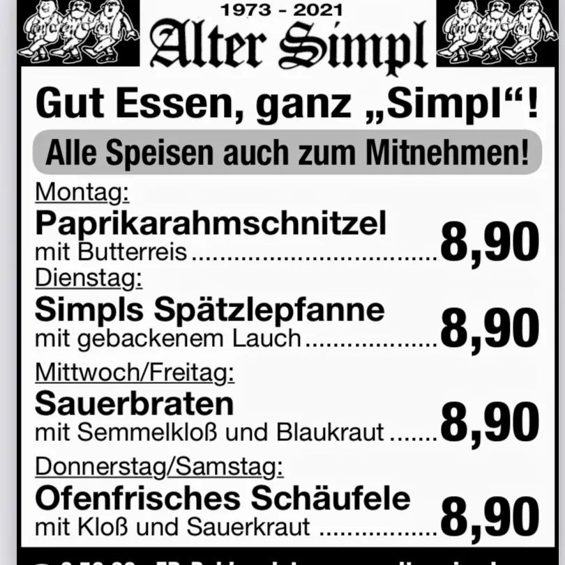 Menu_Gaststätte Alter Simpl_Erlangen_image_2