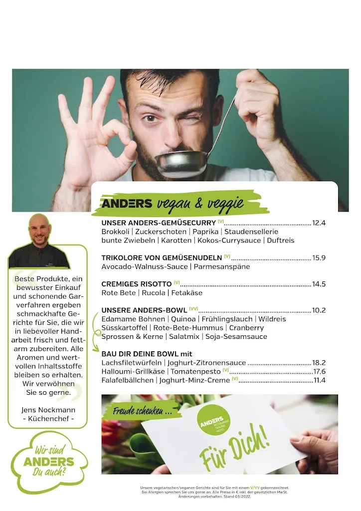 Menu_Erlebnis-Restaurant ANDERS_Walsrode_immagine_4