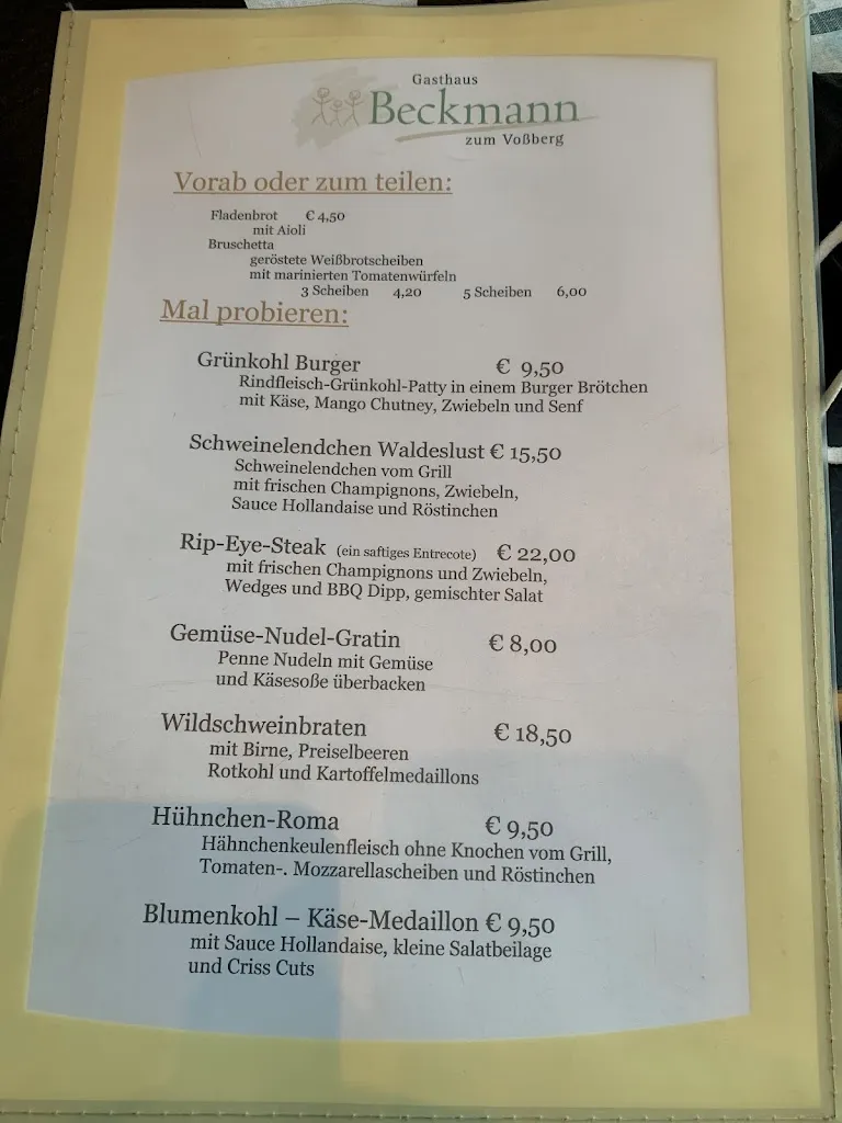 Menu_Gasthaus Beckmann_Wallenhorst_image_1