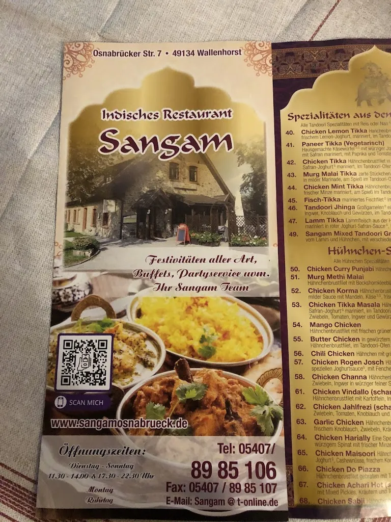 Menu_SANGAM - Indisches und Grill Spezialitätenrestaurant_Wallenhorst_image_1