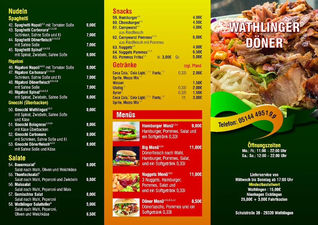 Menu_BiSTRO WATHLINGEN_Wathlingen_image_1