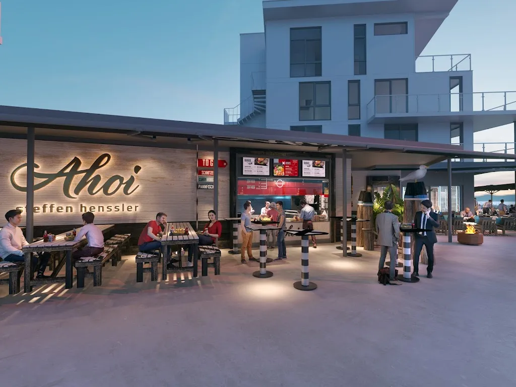 Ahoi Steffen Henssler Marina-Wendtorf ristorante a Wendtorf