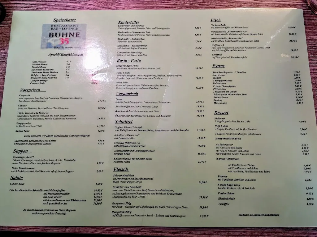 Menu_Restaurant BUHNE 35_Wangerooge_immagine_1