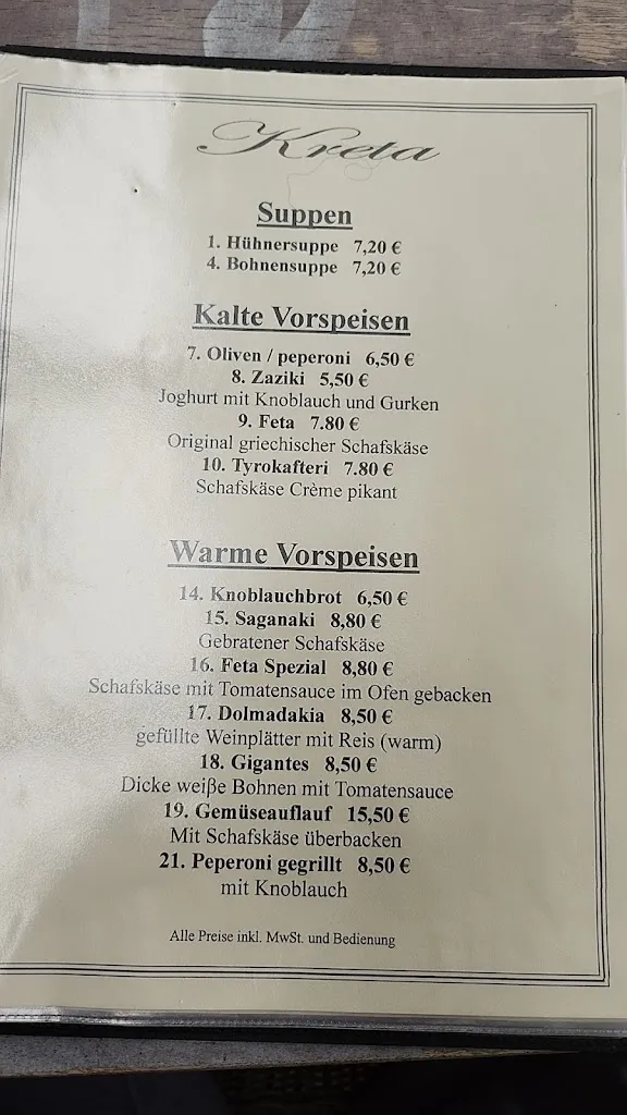 Menu_Griechisches Restaurant Kreta_Wangerooge_immagine_4