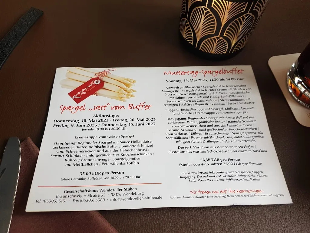 Menu_Wendezeller Stuben - Restaurant- Hotel- Catering - Weymann GmbH_Wendeburg_immagine_1