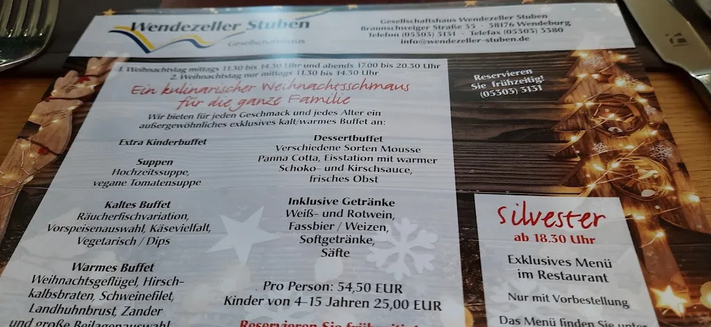 Menu_Wendezeller Stuben - Restaurant- Hotel- Catering - Weymann GmbH_Wendeburg_immagine_4