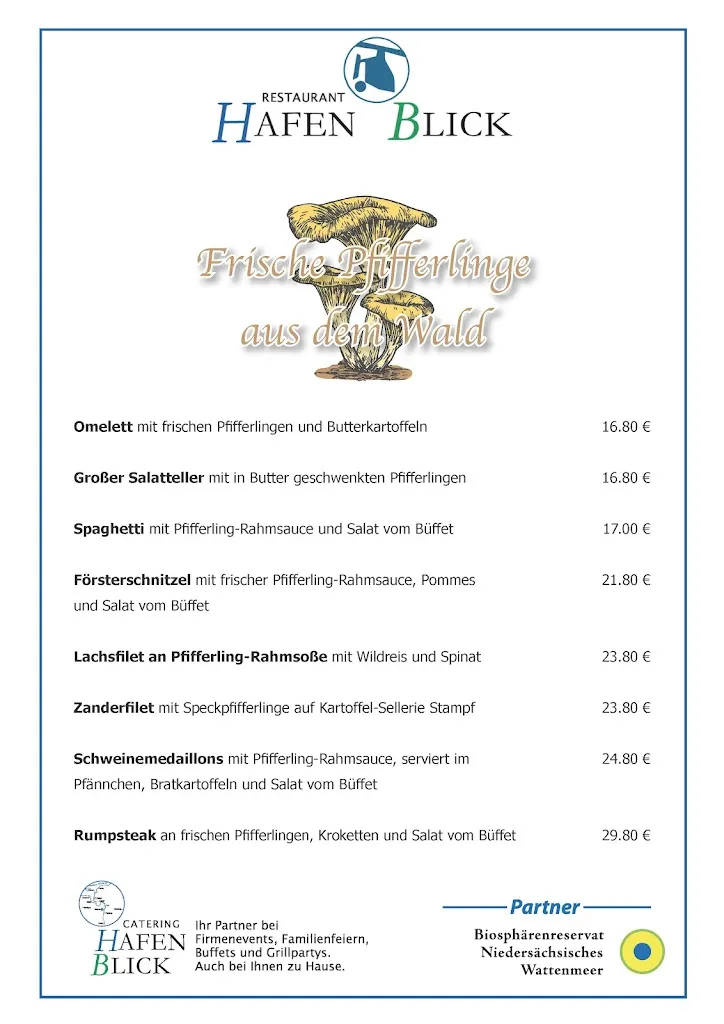 Menu_Restaurant HafenBlick - H + B Handels- und Betriebs GmbH_Weener_immagine_2