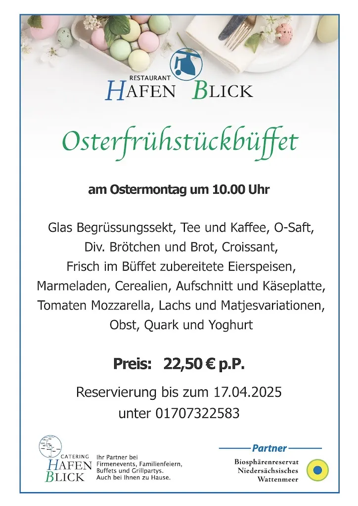Menu_Restaurant HafenBlick - H + B Handels- und Betriebs GmbH_Weener_immagine_4
