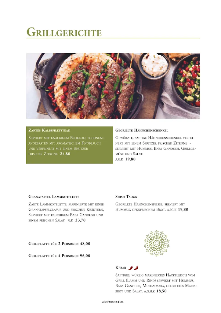 Menu_Fairuz Erlangen_Erlangen_image_1