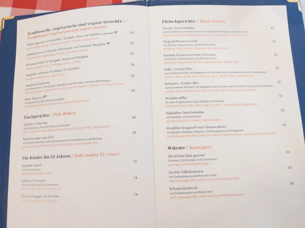 Menu_Zum Königstuhl - Schweizer Restaurant in Zürich Niederdorf_Zürich_image_3