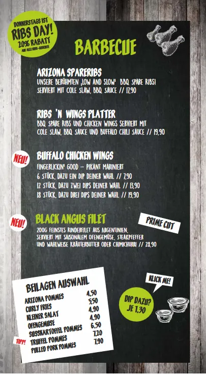 Menu_Arizona Erlangen_Erlangen_immagine_1