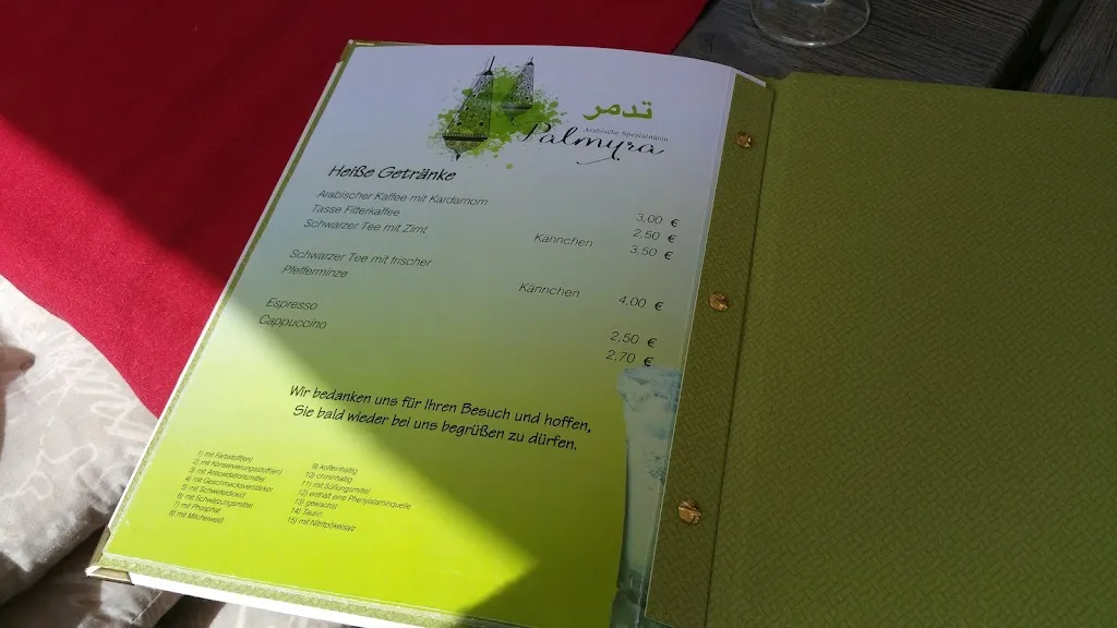 Menu_Restaurant Palmyra - Erlangen_Erlangen_image_1